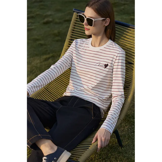 Round Collar Love Bead Piece Inside Take A Jacket With Long Sleeves Render Unlined Upper Garment White And Black - Shop at LoveMi