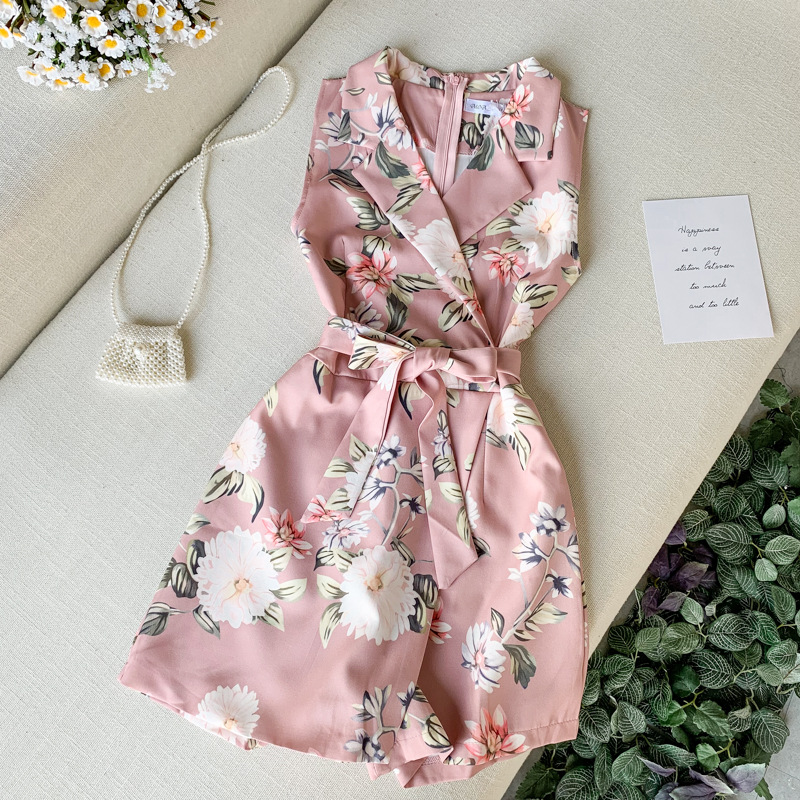 Floral Sleeveless Jumpsuit, picture 2 of 5