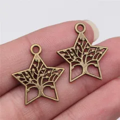 Diy Alloy Jewelry Accessories Vintage Silver Charm - Bronze - View 1