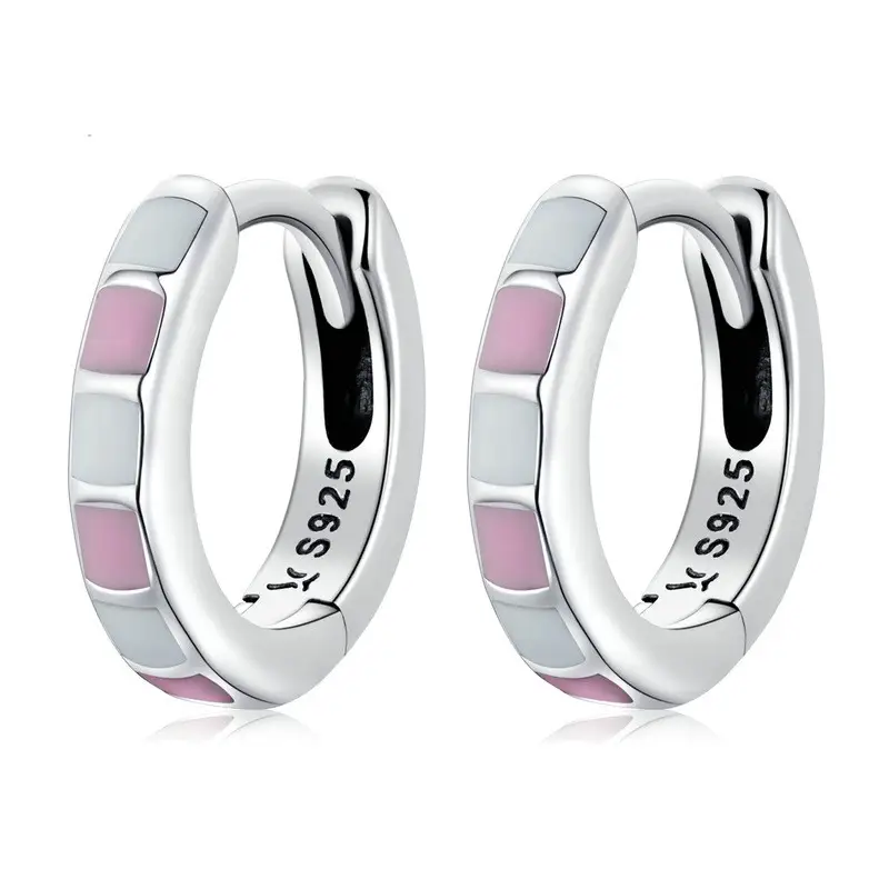 Simple And Stylish Platinum Plated Earrings