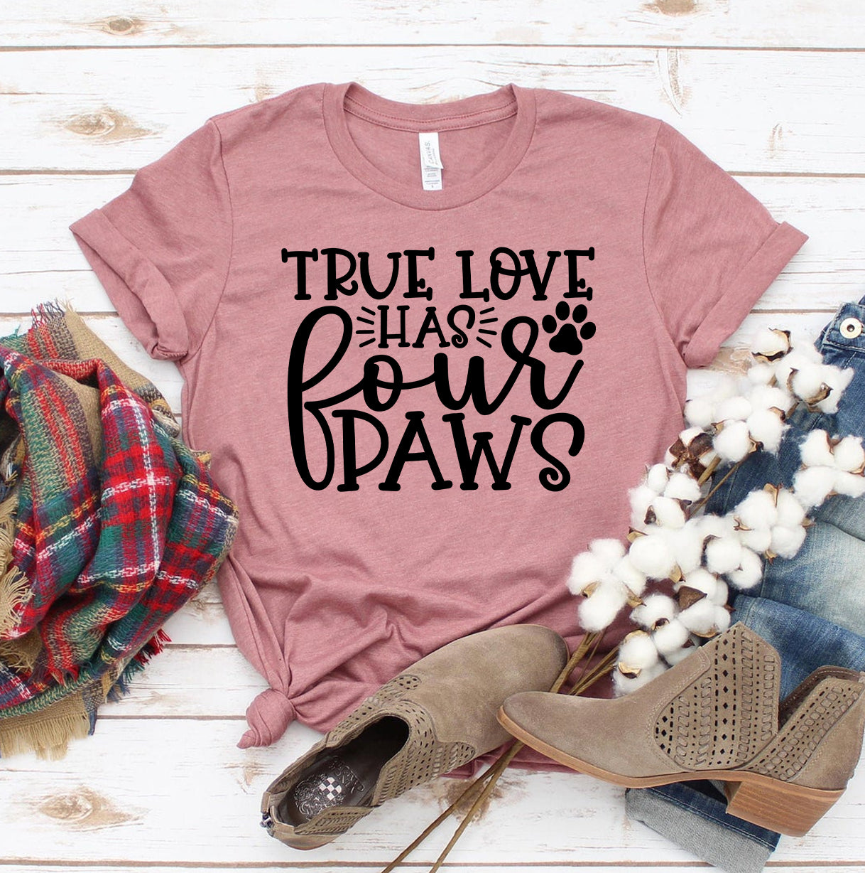 True Love Has 4 Claws T-shirt
