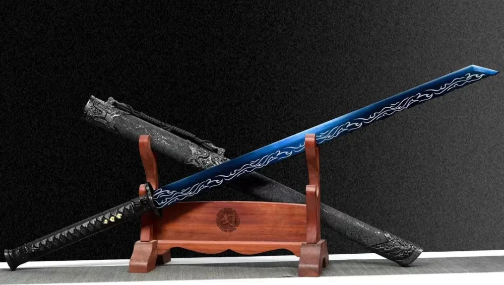 Liuying Integral Tang Dynasty Horizontal Sword High Manganese Steel