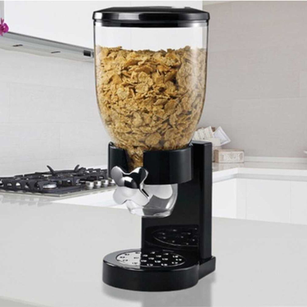 Title 6, Single-head plastic food dispenser oatmeal cere...