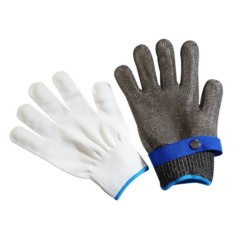 Safety Cut Proof Glove Stainless Steel Mesh Butcher Stab Resistant Metal Gloves — image 10