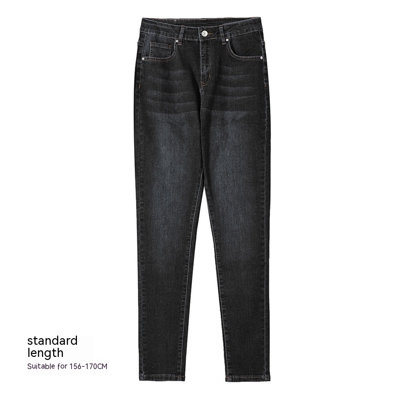 Large Size Loose Jeans Fashion All matching Black - Shop at LoveMi