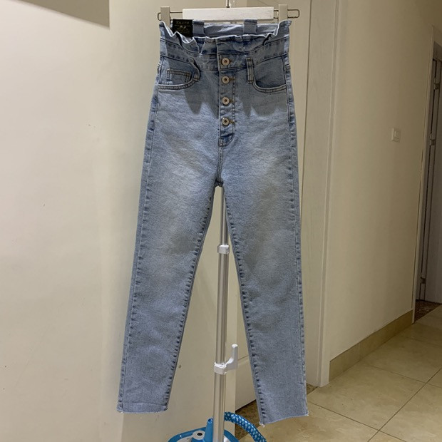 Women's Skinny High-waisted Cropped Cropped Jeans