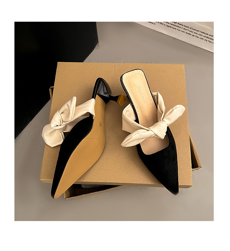 Nubuck Closed Toe Mules