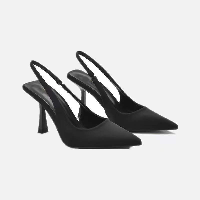 Thin Heel Pumps Women Wedding Party Shoes Ladies Black - Shop at LoveMi