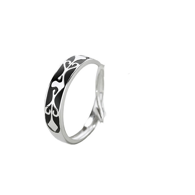 Title 1, Princess And Knight Couple Ring S925 Silver Pai...