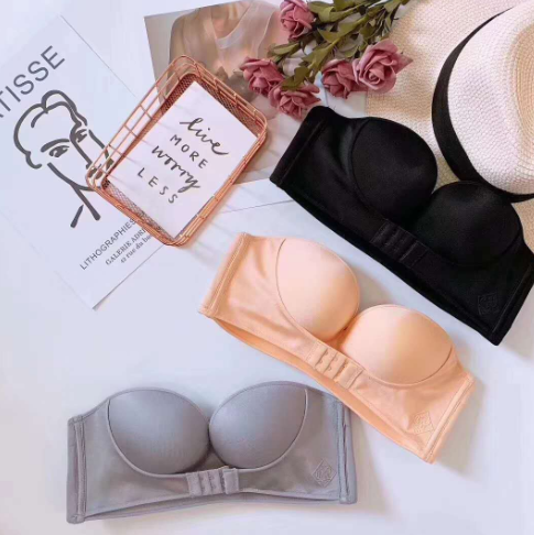 Title 9, Girl Wireless Push Up Bra Strapless Invisible S...