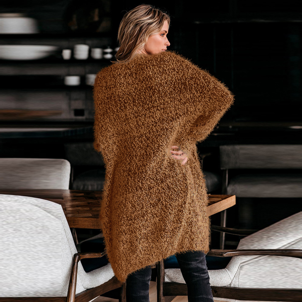 Casual Loose Long-sleeved Cardigan Sweater Coat
