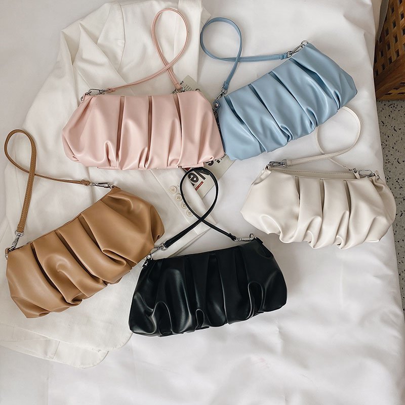 The New Underarm Bag Pleated Dumpling