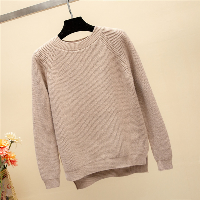 Title 4, Korean Style Loose Solid Color Base Shirt All M...