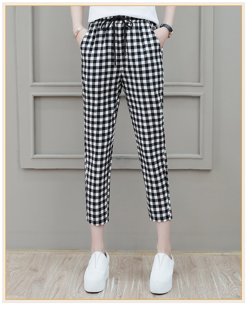 Women's Fashion Capris Chiffon Pants Lattice - Shop at LoveMi