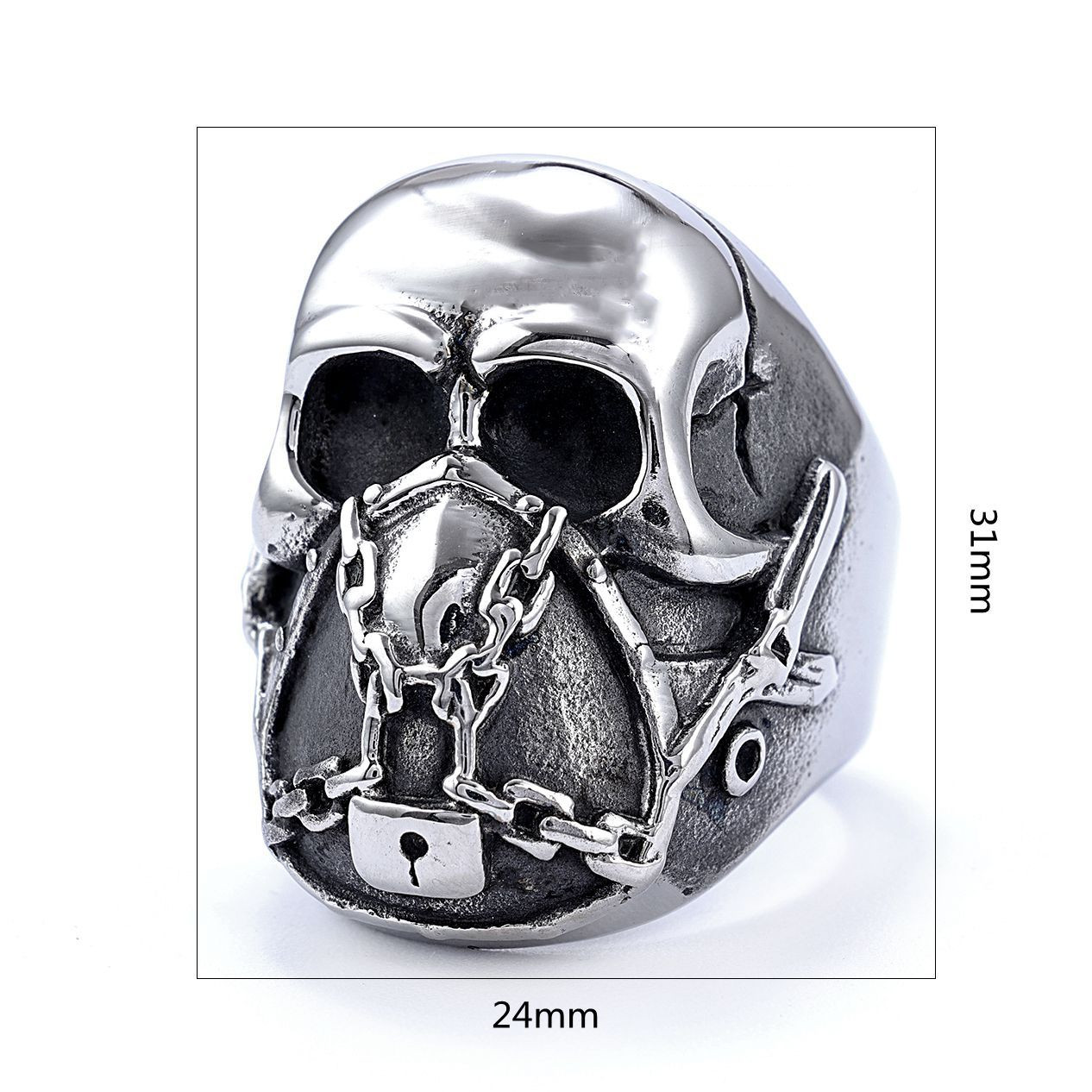 Men's And Women's Fashion Masks Skull Ring
