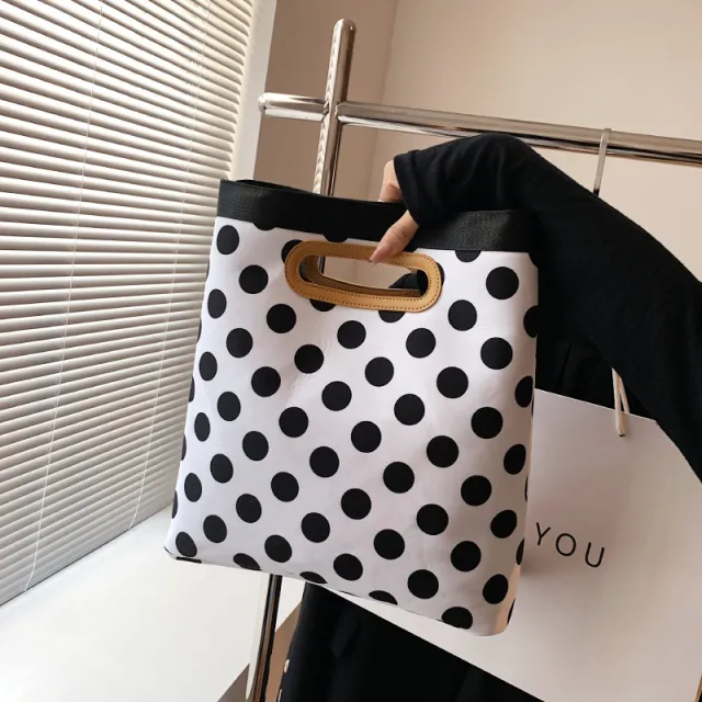 Handbag Simple Retro One Shoulder Polka Dot - Shop at LoveMi