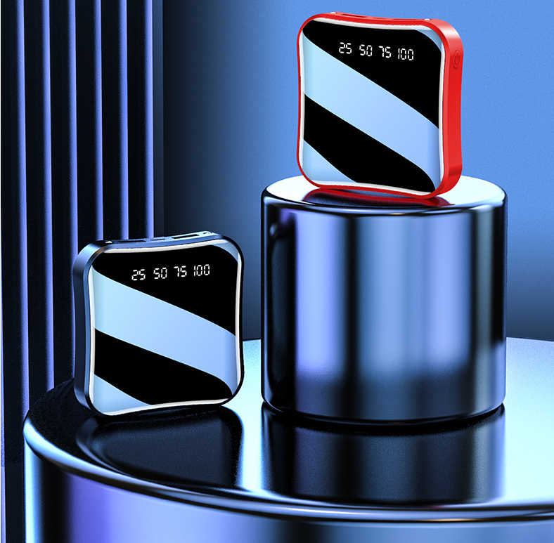 Mirror Digital Display Of Mini Compact Power Bank - Image 4