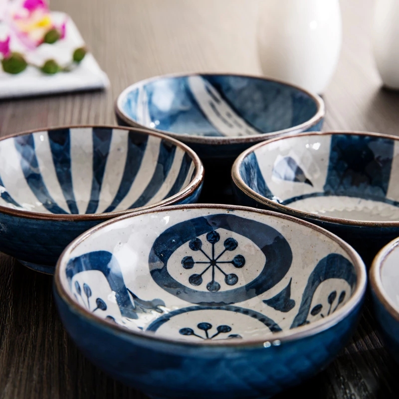Hand-painted Ceramic Small Dish Retro Seasoning Dipping Saucer Seasoning Plate