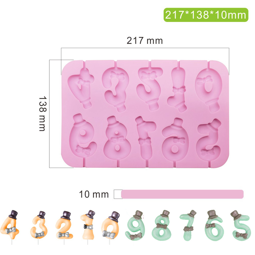 Title 7, Sen-system Digital Silicone Lollipop Mold