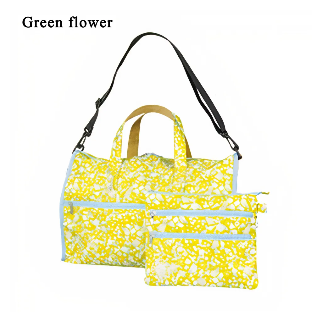 Folding Travel Bag Boston Storage Bag Luggage Carry-on Handbag Outdoor - Green