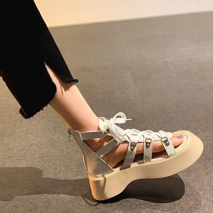 Solid Color Fashionable Casual Women's Sandals