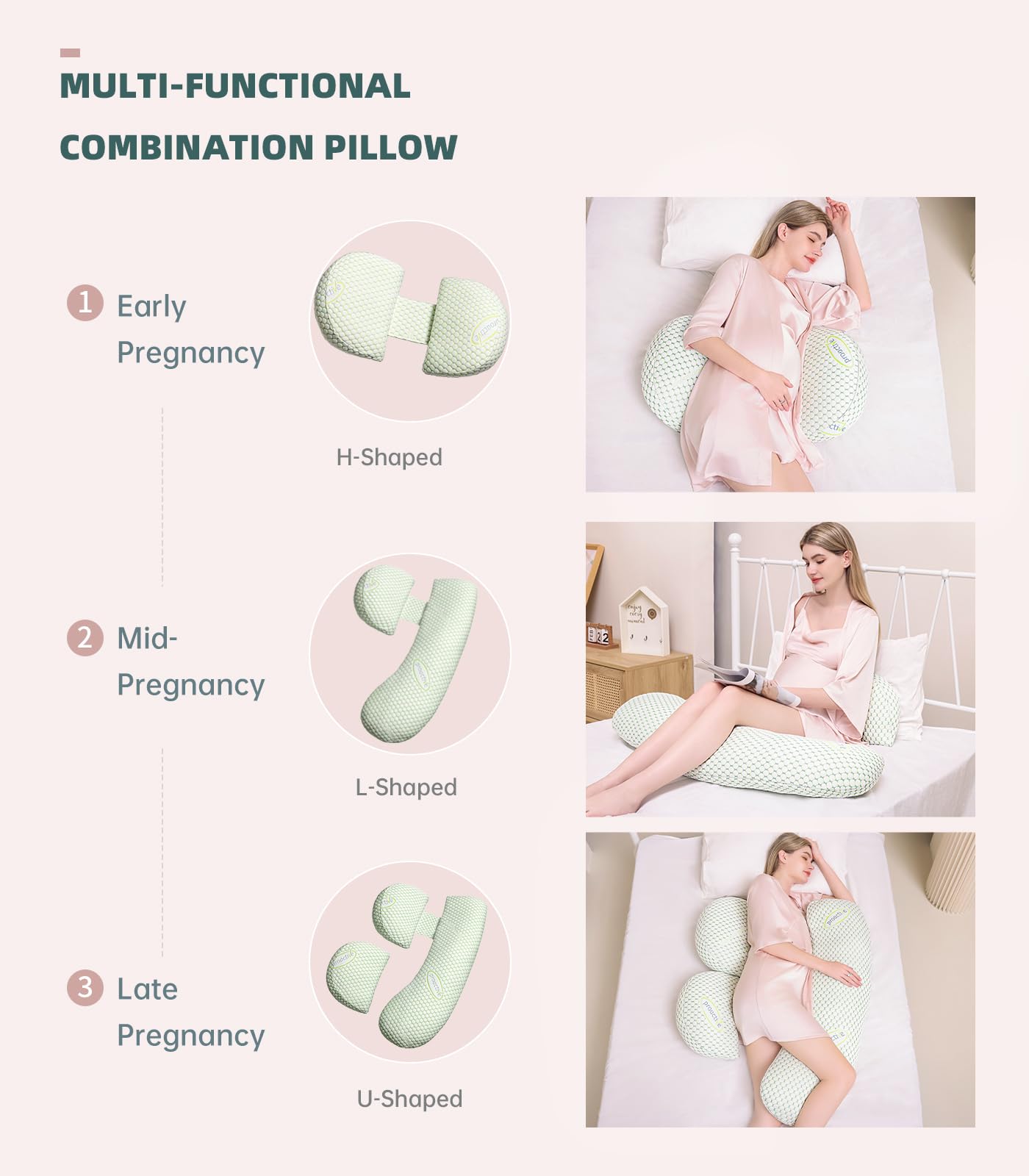 The Pillow For Pregnant Women Is Soft