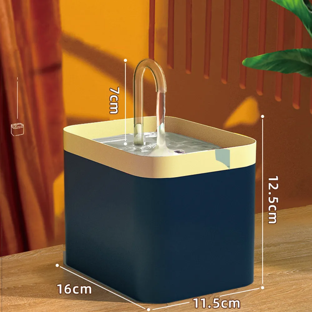 Automatic Cat Water Fountain Auto Filter USB Electric Mute Cat Drinker Bowl 1.5L Recirculate Filtring Drinker For Cats Pet Water Dispenser – image 6