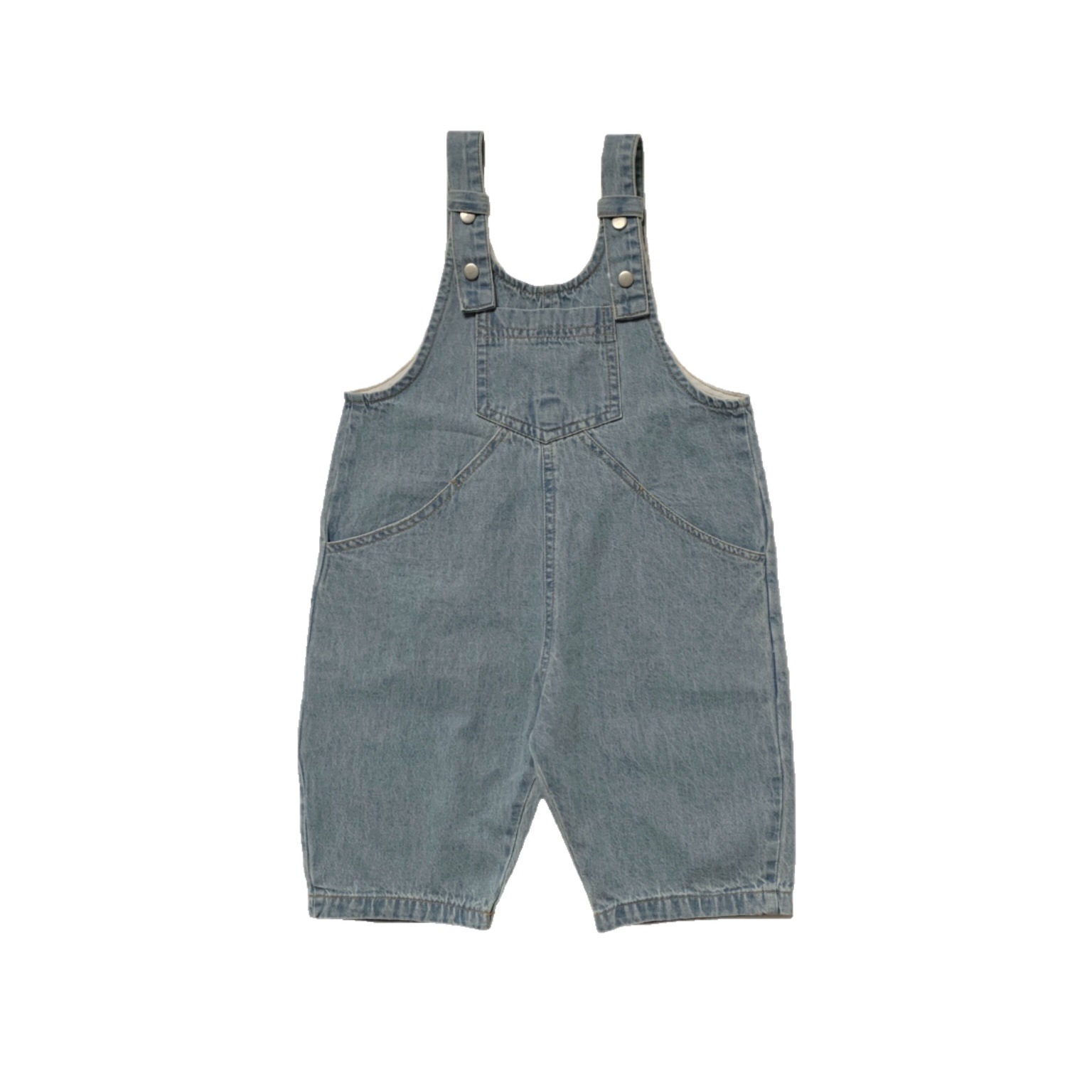 Children's Cotton Thin Denim Overalls
