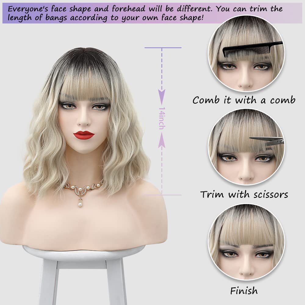 Women's Wig Short Hair Dyeing — foto 5