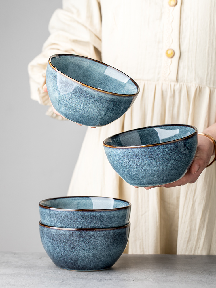 Creative Home Ceramic 5 Inch Small Soup Bowl