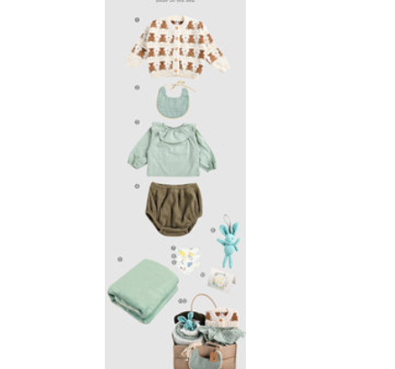 Title 4, Poached Egg Cartoon Romper Suit Full Moon High-...