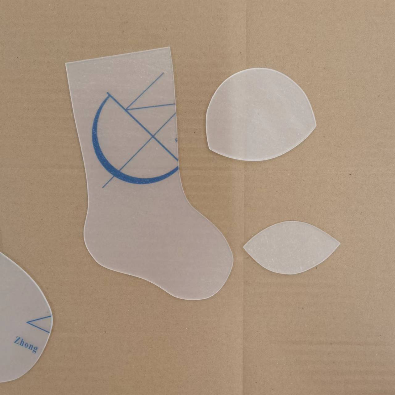 Handmade Christmas Socks Template Set DIY Cutting Ruler