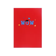 Pop-up Colour Printing Graduation Season Popup Greeting Card - Red - View 1