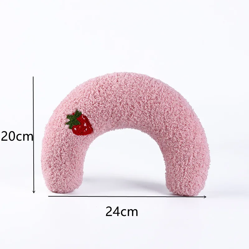 U-shaped Cat Toy Pillow To Protect Cervical Vertebra Pet Sleeping Pillow Soft Sounding Deep Sleep – image 4