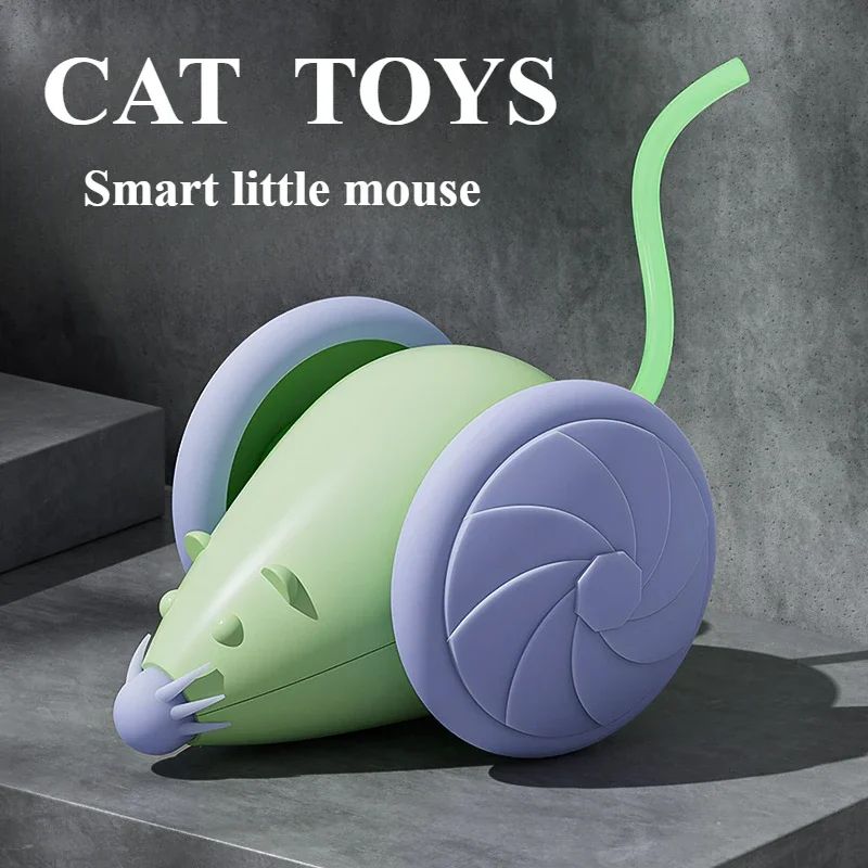 Cat Toys Interactive Electric Mouse Cat Toy Automatic Cat Teasing Stick Pet Supplies