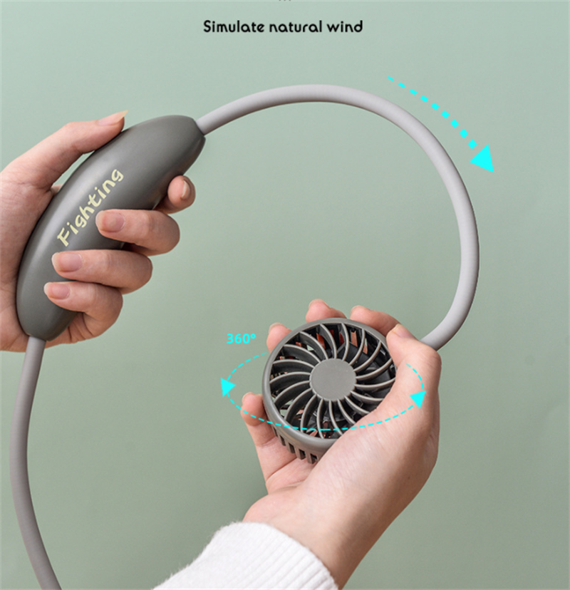 Lazy Sports Hanging Neck Fan Outdoor Convenient Charging