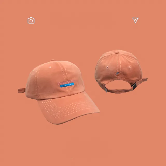 Fashion All Match Letter Baseball Cap Cap Orange - Shop at LoveMi