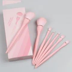 Small Waist Makeup Brush Suit Full Set - Pink Boxed - View 1
