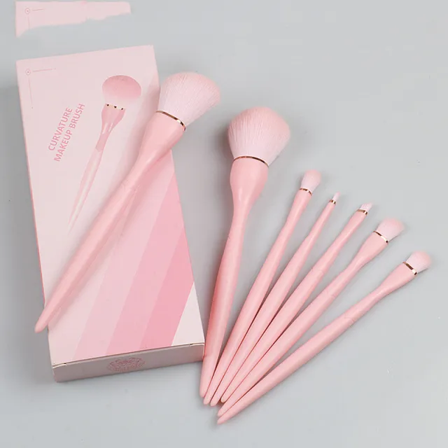Small Waist Makeup Brush Suit Full Set Pink Boxed - Shop at LoveMi