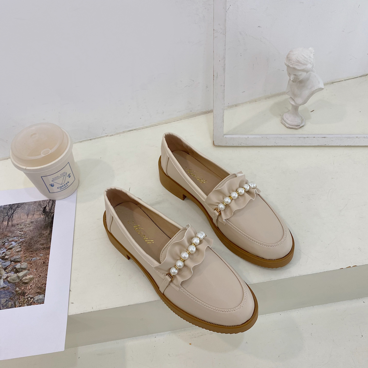 All-match Fairy Evening Breeze British Small Leather Shoes