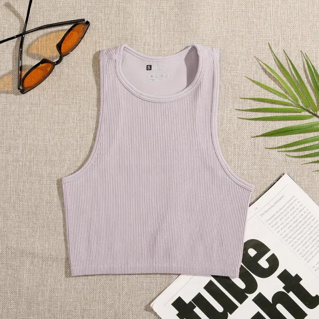 Nylon Quick Drying Running Fitness Bra Skin Friendly Nude Sports Light Purple - Shop at LoveMi