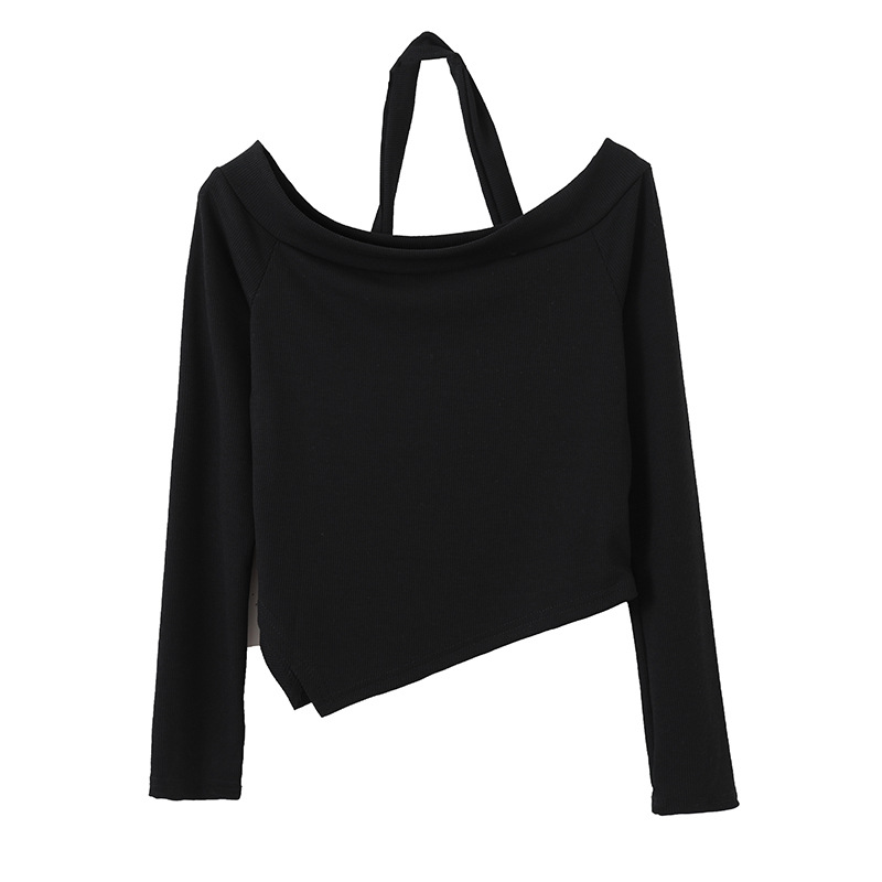 Title 2, Blusa de manga larga de otoño para mujer con cu...