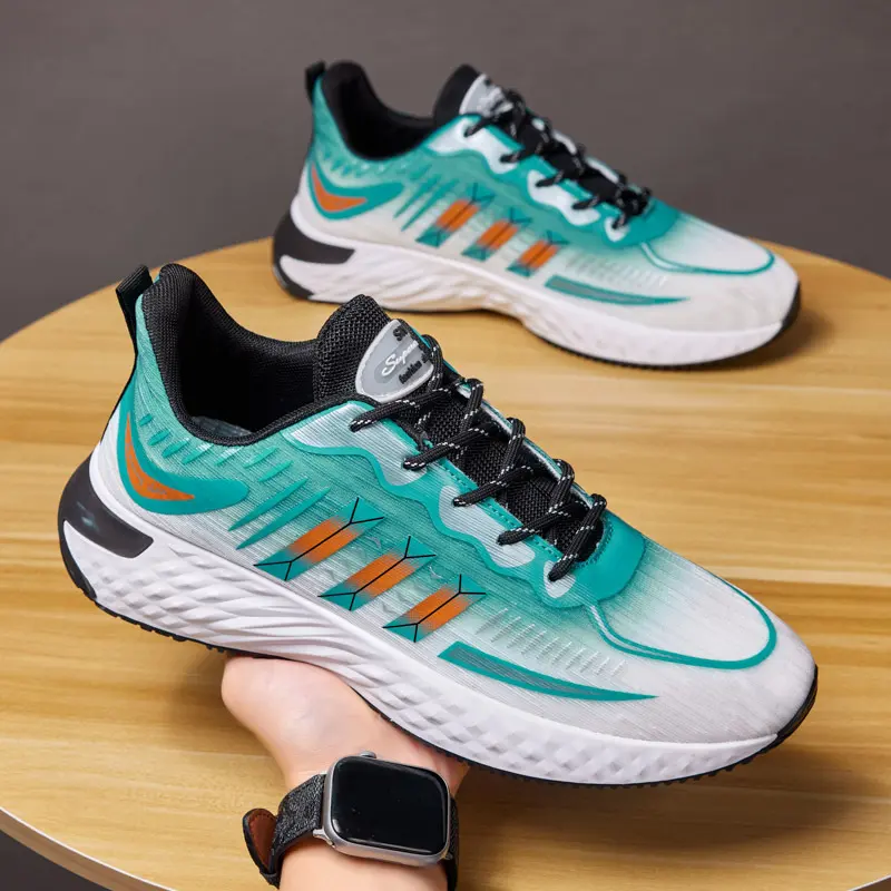Fly-woven Mesh Shoes Thick-soled Sports Sneakers Casual Dad Walking