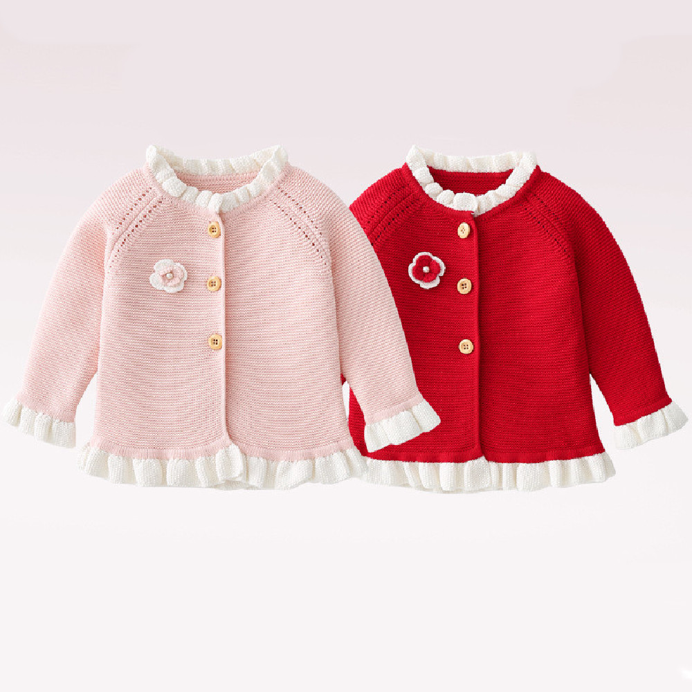 Wool Coat Autumn Winter Knitted Cardigan