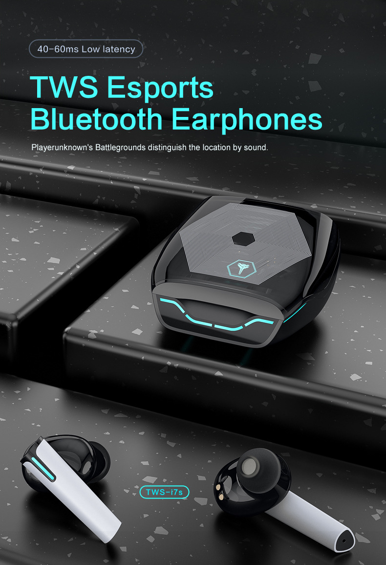Wireless Gaming Bluetooth Headset Low Latency Luminous Gaming Headset - Image 5