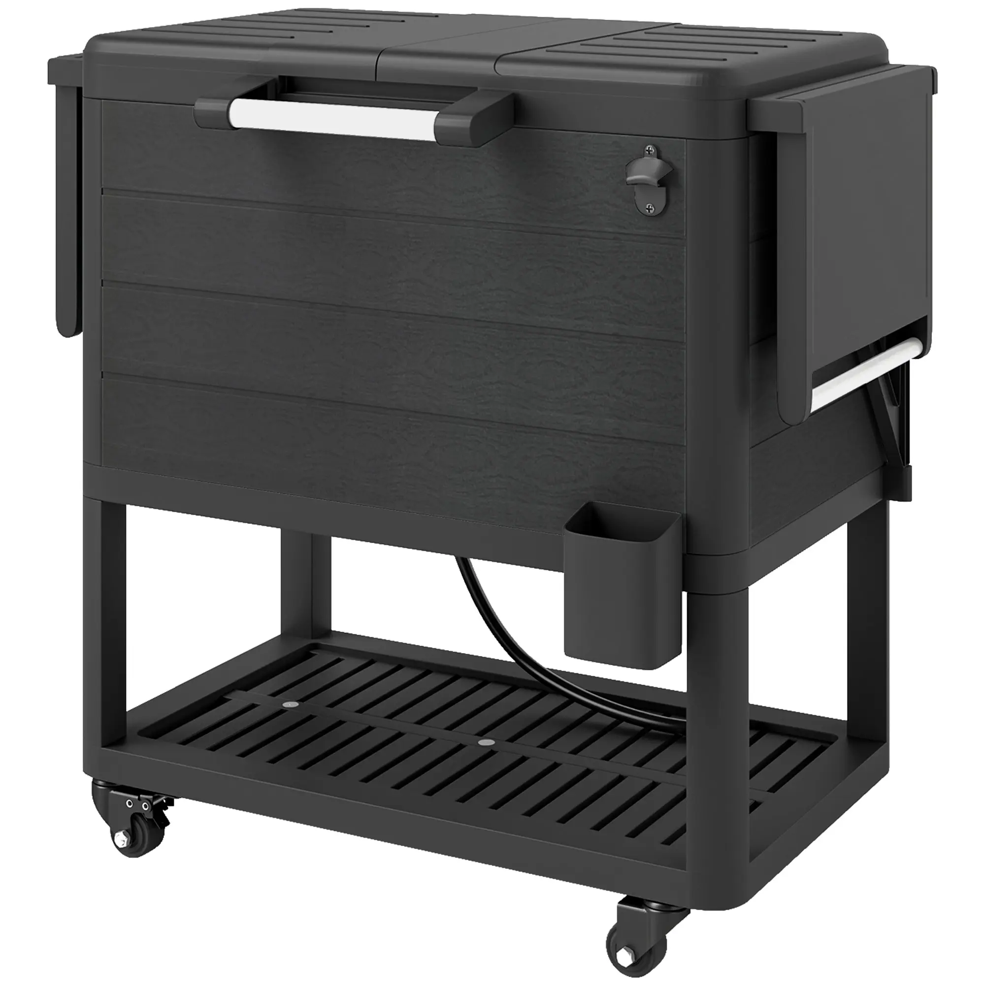104 Quart Large Capacity Outdoor Cooler Cart