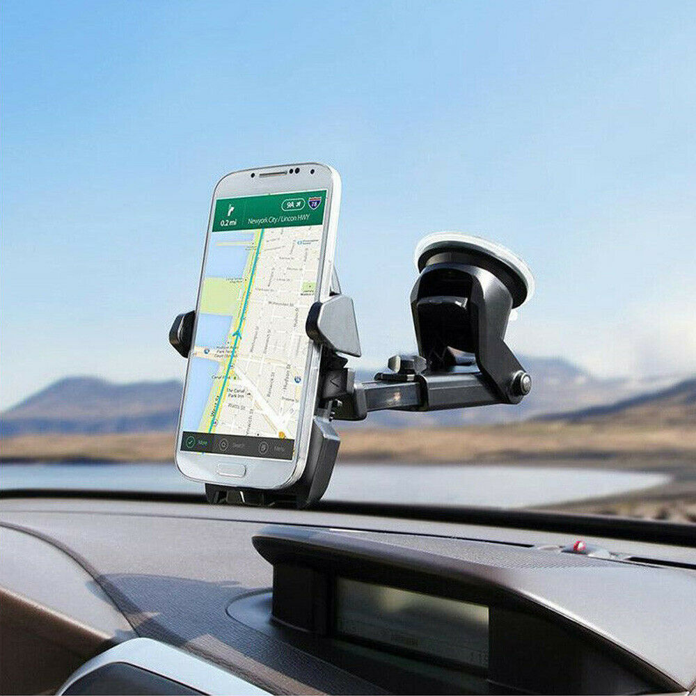 Rotatable In Car Suction Phone Holder Dashboard Windscreen Universal Mount — image 3