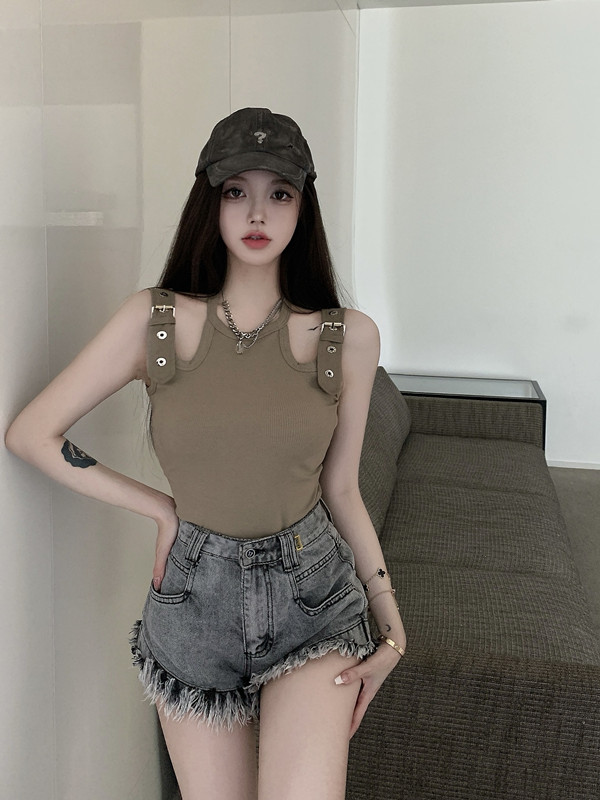 Strapless Slim Tank Top T-shirt Women