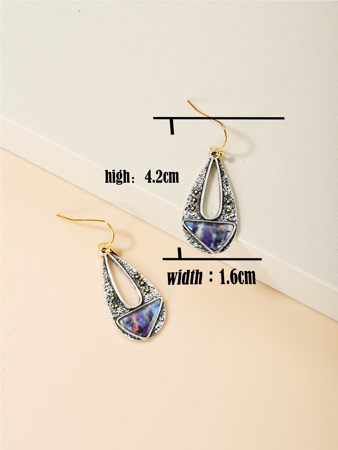 Personalized Solid Color Dual-use Short Earrings