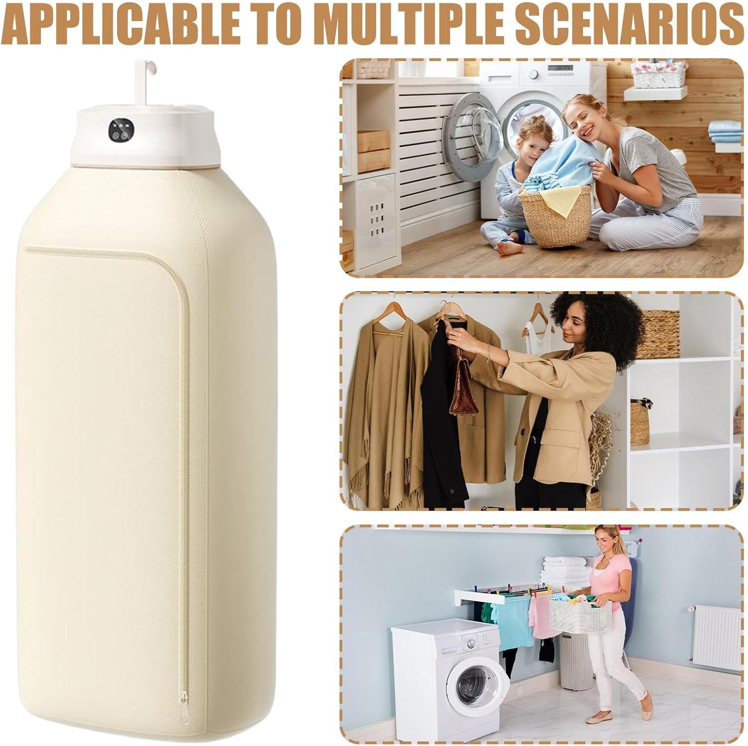 Portable Clothes Dryer, Electric Mini Drying Machine With Timer And Dry Bag — image 10